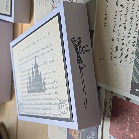 Handmade Harry Potter Themed Halloween Boxed Cards Set - Picture 9 of 12